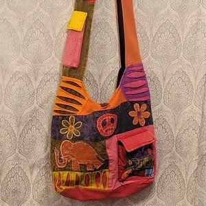 Peace Hobo Bag - NEW - Made in Nepal